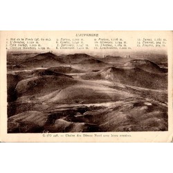 G.D'O -  558 - Chaîne des Dômes Nord avec leur cratères