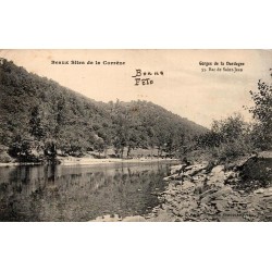 CPA Gorges de la Dordogne Bac de Saint-Jean en Corrèze Collection Eyboulet