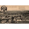 CPA Brive vue générale panorama ancien avec portrait en costume traditionnel Corrèze