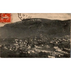 CPA Bort-les-Orgues vue générale ville et Orgues de Bort Corrèze