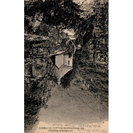 CPA Servières Notre-Dame-du-Roc en Corrèze dans les rochers carte postale ancienne