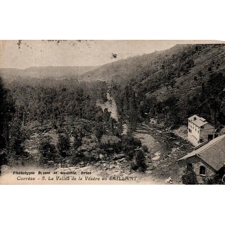 CPA Le Saillant vallée de la Vézère en Corrèze vue panoramique ancienne
