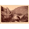 CPSM Gimel Corrèze pont sur la Montane et rocher de la Vierge
