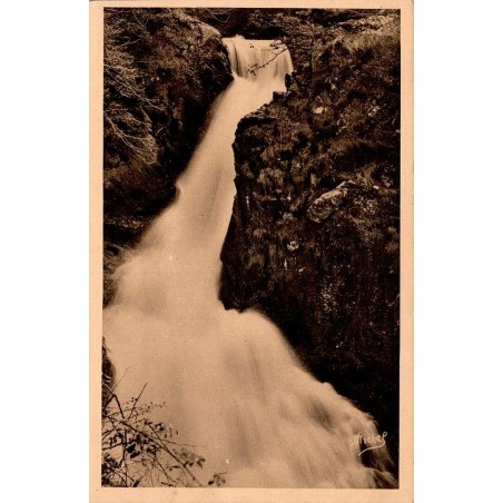 CPSM Gimel-les-Cascades deuxième chute La Redole en Corrèze