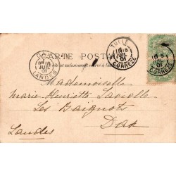 CPA Tulle – Perspective des Places – Corrèze 19 – 1901