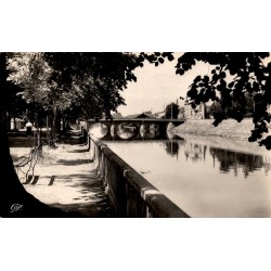CPSM Brive Le Pont Cardinal, promenade et berges de la Corrèze