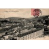 CPA Tulle vue générale en 1905, centre ancien et cathédrale Notre-Dame