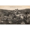 CPA Uzerche vue panoramique, église Saint-Pierre et viaduc en Corrèze