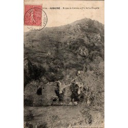 CPA Aubazine ruines de Coiroux et Pic de La Chapelle en Corrèze, carte circulée en 1905