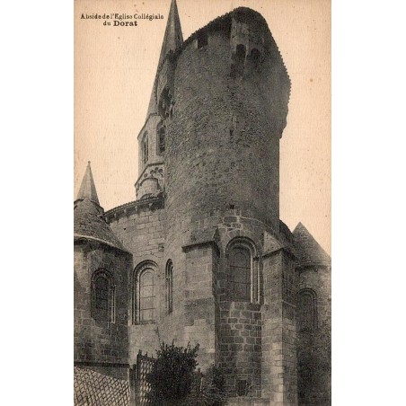 CPA Le Dorat abside de l'église collégiale en Haute-Vienne, vue ancienne