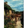 CPM Domme vieilles rues et maisons fleuries en Dordogne, carte circulée en 1977