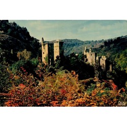 CPSM Corrèze ruines de Merle citadelle médiévale XIIe et XIIIe siècles