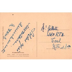 Carte postale ancienne Pau vieux quartier du château et parc national