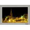 CPM Tulle Corrèze cathédrale illuminée et centre ancien de nuit