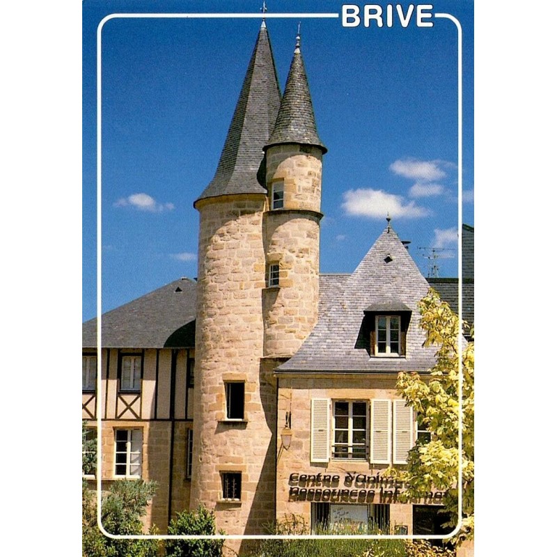 CPM Brive-la-Gaillarde Maison Treilhard tourelles et architecture ancienne Corrèze