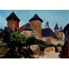 CPSM Collonges-la-Rouge – La Porte Plate – Corrèze