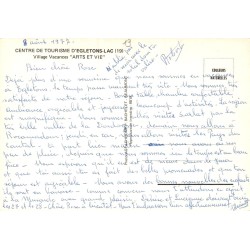 CPSM Égletons – Centre de tourisme et lac – Corrèze 1977