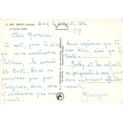 CPSM Brive-la-Gaillarde – Jardin Public – Corrèze