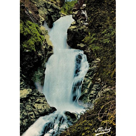 CPSM Gimel-les-Cascades première chute Le Saut Corrèze site classé