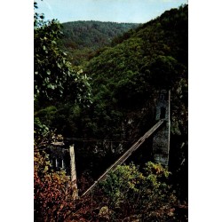CPSM Lapleau viaduc des Rochers Noirs dans les gorges boisées de la Luzège en Corrèze