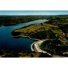 CPSM Bort-les-Orgues panorama aérien du barrage et de la retenue de la Dordogne