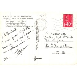 CPSM Bort-les-Orgues – Barrage et retenue de la Dordogne