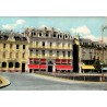 CPSM Tulle Hôtel Continental, façade et immeubles du centre-ville en Corrèze en 1970
