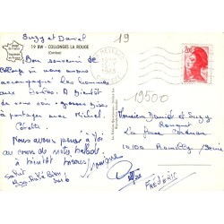 CPM Collonges-la-Rouge – Rue ancienne et auberge Le Gaillard – 1983