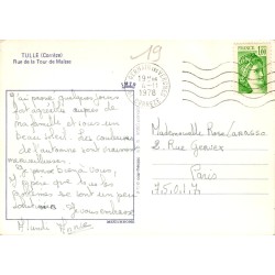 CPSM Tulle – Rue de la Tour de Maïsse – Corrèze 1978