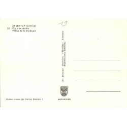 CPSM Argentat – Vue d'ensemble et vallée de la Dordogne – Corrèze