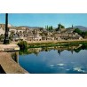 CPSM Argentat les bords de la Dordogne et anciennes maisons en Corrèze