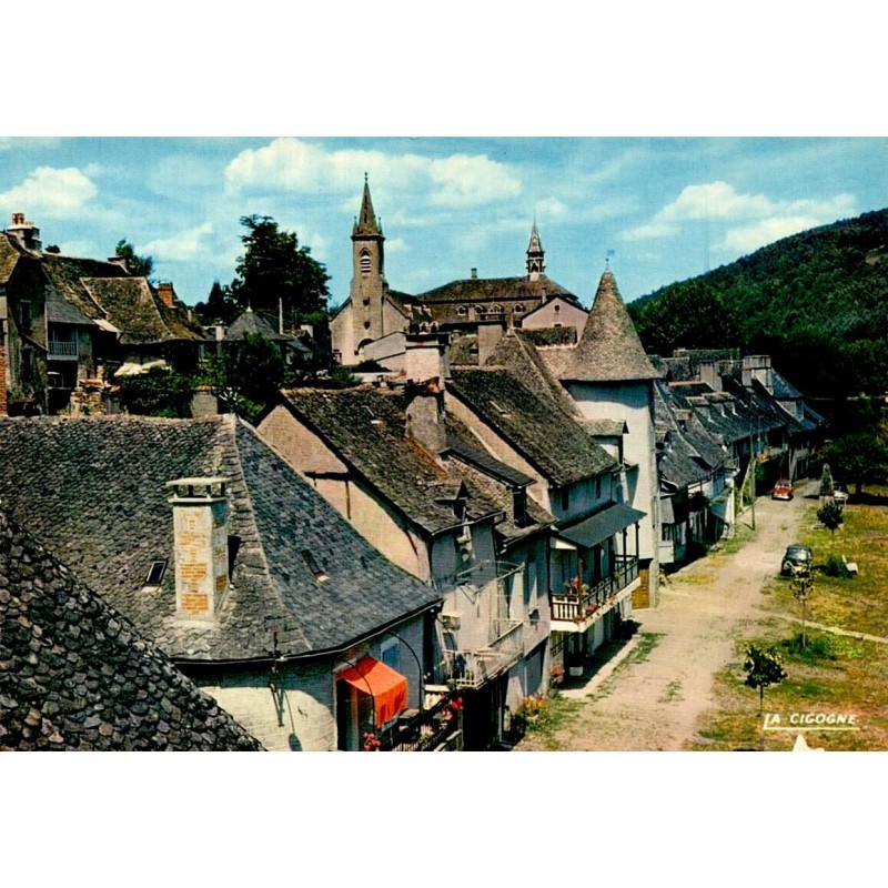 CPSM Argentat vieilles maisons sur les quais et centre ancien en Corrèze