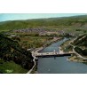CPSM Argentat vue aérienne du barrage du Sablier sur la Dordogne en Corrèze
