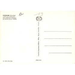 CPSM Uzerche – Vue aérienne et boucle de la Vézère – Corrèze