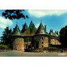 CPSM Pompadour château du XVe siècle et tours rondes, Corrèze