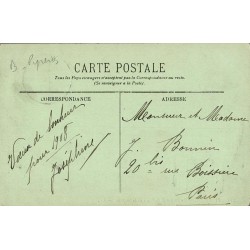 Carte postale ancienne Biarritz Rocher de la Croix de la Surprise