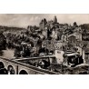 CPSM Uzerche vue générale de la cité, Vézère et ponts en Corrèze