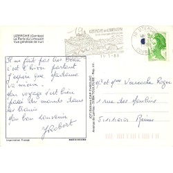CPM Uzerche – Vue générale de nuit – La Perle du Limousin 1988
