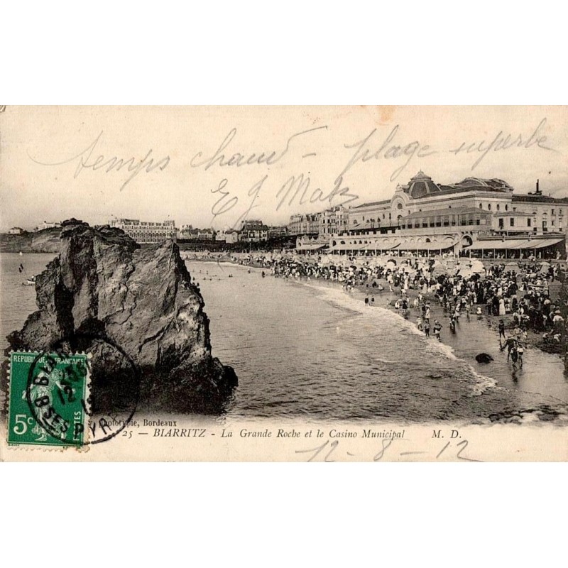 25 - BIARRITZ - La Grande Roche et le Casino Municipal
