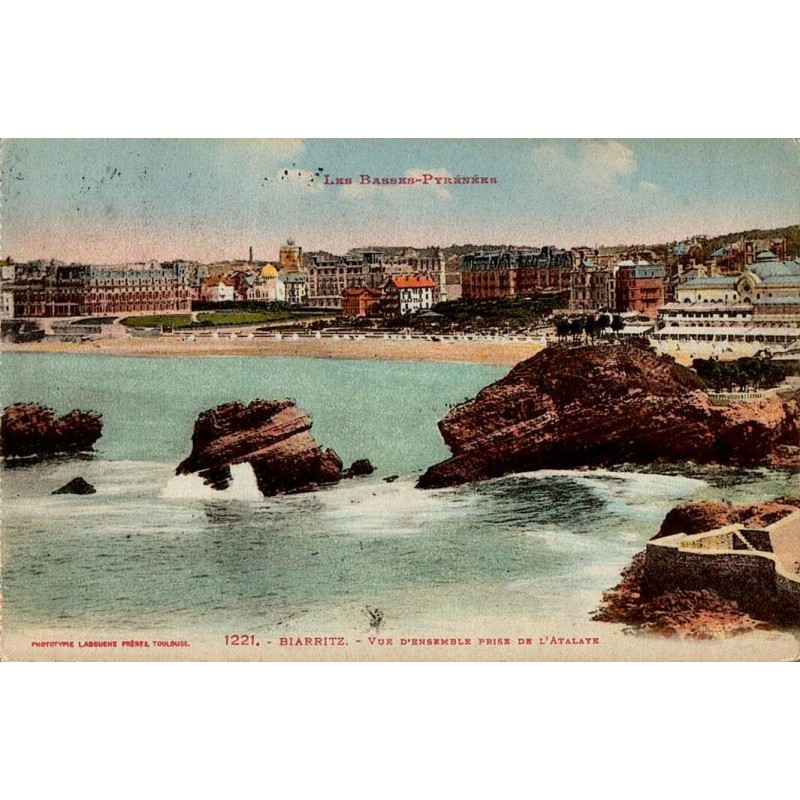 1221 - BIARRITZ - Vue d'ensemble de l'ATALAYE