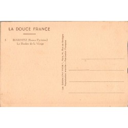 Carte postale ancienne Biarritz Rocher de la Vierge