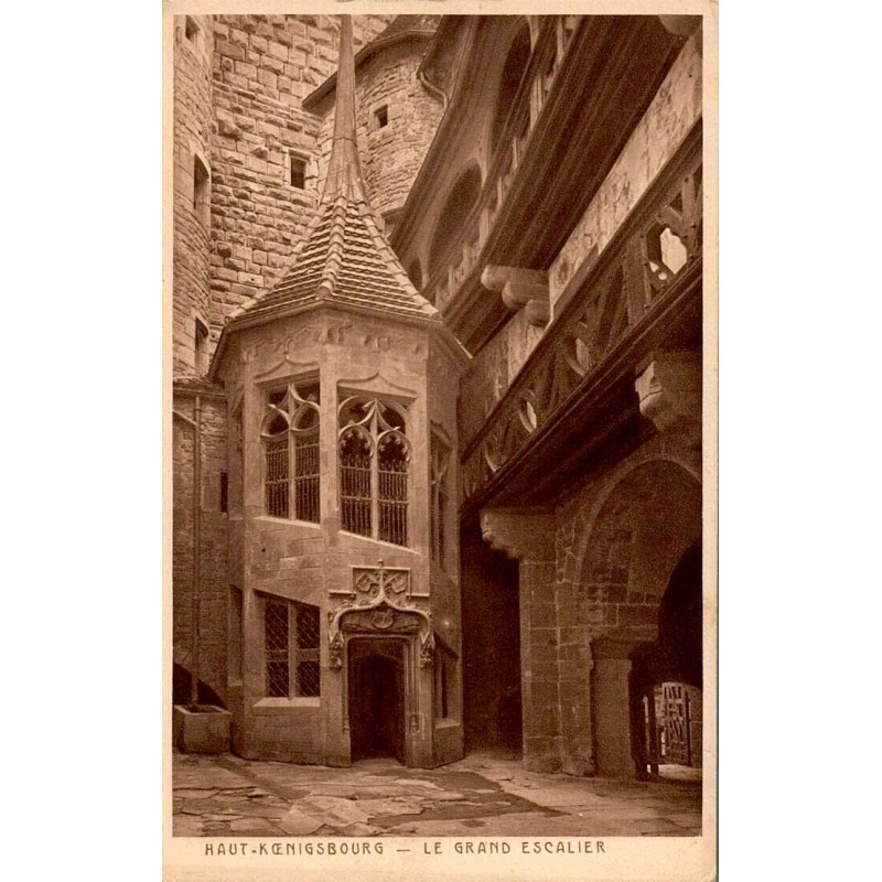 HAUT KOENIGSBOURG - Le Grand escalier