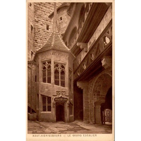 HAUT KOENIGSBOURG - Le Grand escalier