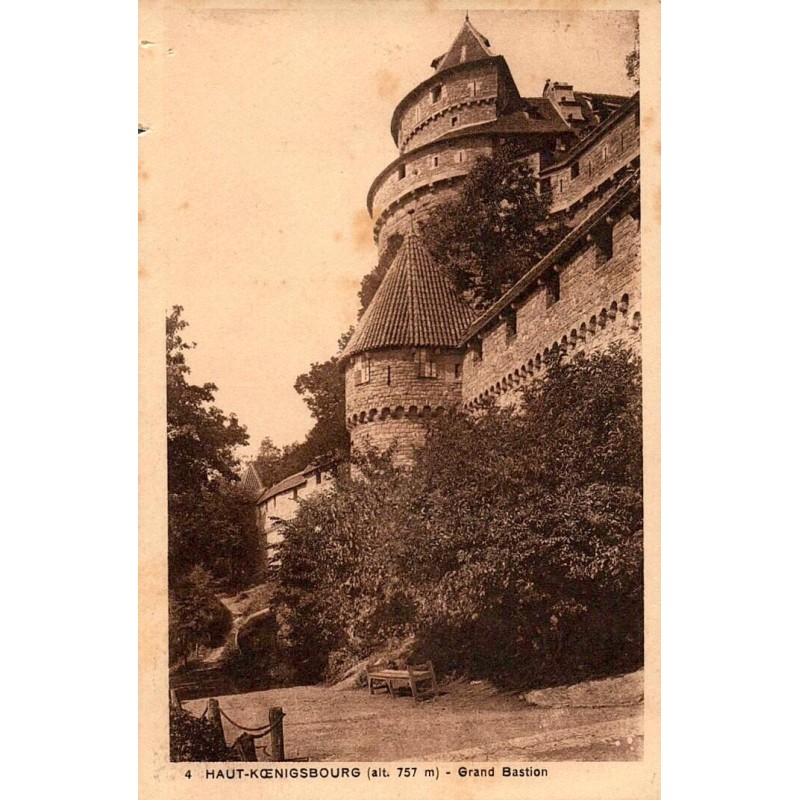 4 - HAUT-KOENIGSBOURG (Alt 757m) - Grand Bastion