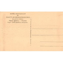 Carte postale ancienne Haut-Koenigsbourg écusson du portail d’entrée