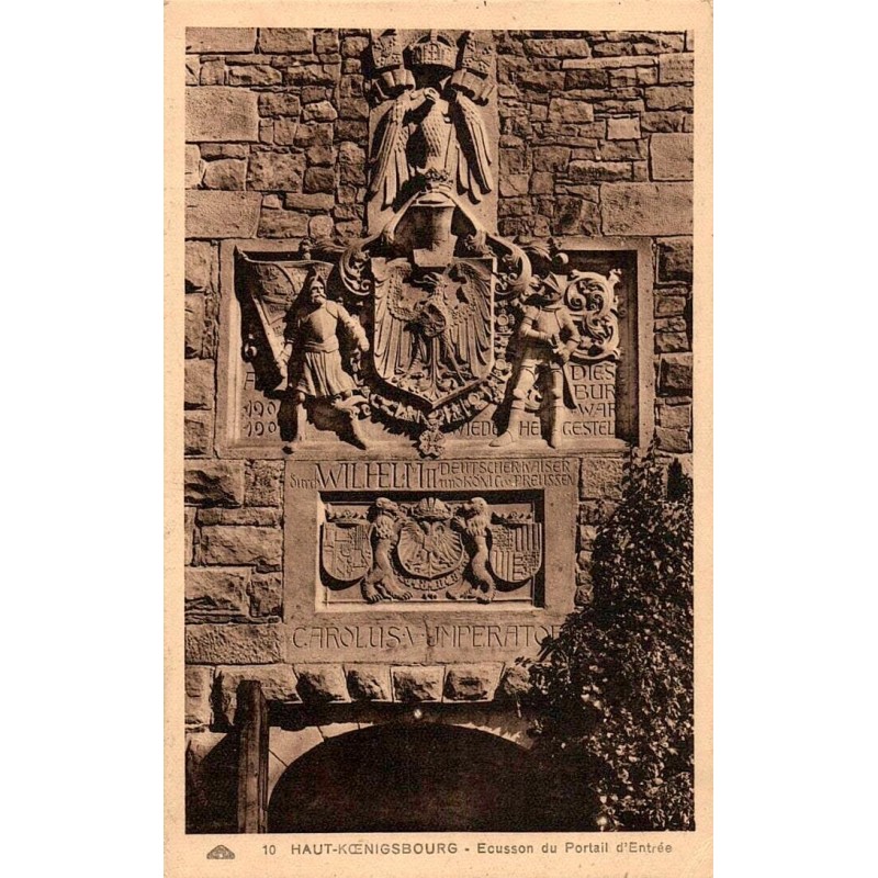 HAUT-KOENIGSBOURG - Ecusson du Portail d'Entrée