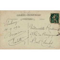 Carte postale ancienne Strasbourg la Cours des Corbeaux