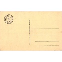 Carte postale ancienne Mont Sainte-Odile nouvelle tour et statue