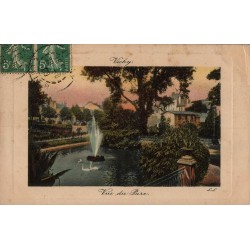 Carte postale ancienne – Vichy – Vue du parc