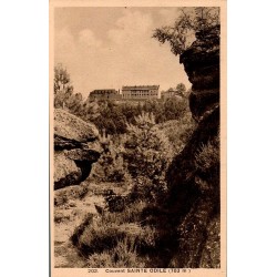 Carte postale ancienne du couvent de Sainte-Odile à 763 m